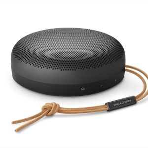 Bang & Olufsen Beosound A1 (2nd Gen) - Premium Wireless Portable IP67 Waterproof Bluetooth Speaker with 360 Degree Sound, Alexa Voice Assistant, Speakerphone, Up to 18 Hrs Playtime - Black Anthracite