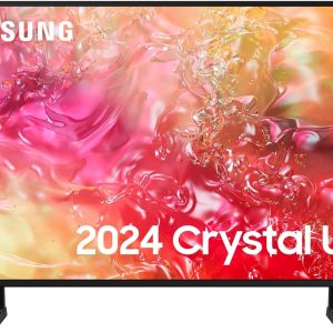 Samsung DU7110 43" Crystal UHD SmartTV, With Crystal Processor 4K, PurColour, Object Tracking Sound Lite, Gaming Hub, Smart TV powered by Tizen, UE43DU7110KXXU, English Model (2024)
