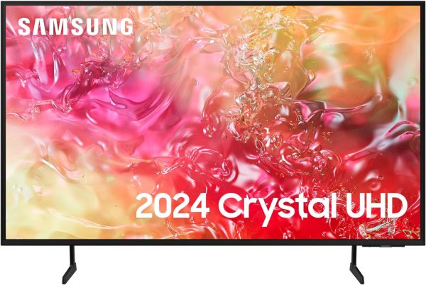 Samsung DU7110 43" Crystal UHD SmartTV, With Crystal Processor 4K, PurColour, Object Tracking Sound Lite, Gaming Hub, Smart TV powered by Tizen, UE43DU7110KXXU, English Model (2024)