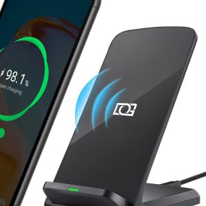Wireless Phone Charger for Apple & Android, 15W Fast Qi Charging Stand for iPhone 16 Pro Max 15 14 13 12 11 Plus Samsung Galaxy S25 Z Flip Fold Note Pixel 8 Pro & More (1)