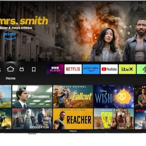 MU24F 43 inch, 4K HDR Fire TV, Freeview Play, Netflix, YouTube, Prime Video, Disney+, Now TV, TNT Sports, Alexa, Dolby Atmos, Dolby Vision, DTS Virtual X, DTS HD, Motion Flow, Micro Dimming