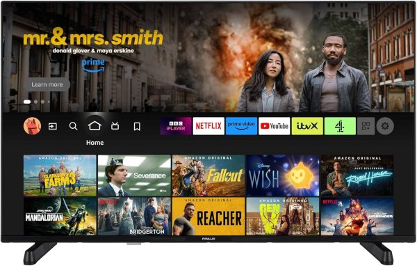 MU24F 43 inch, 4K HDR Fire TV, Freeview Play, Netflix, YouTube, Prime Video, Disney+, Now TV, TNT Sports, Alexa, Dolby Atmos, Dolby Vision, DTS Virtual X, DTS HD, Motion Flow, Micro Dimming