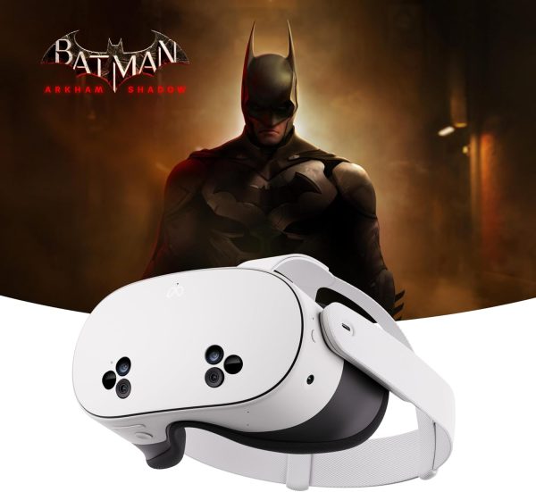 Meta Quest 3S 128GB-Get Batman: Arkham Shadow and a 3-Month Trial of Meta Quest+ Included All-in-One Headset