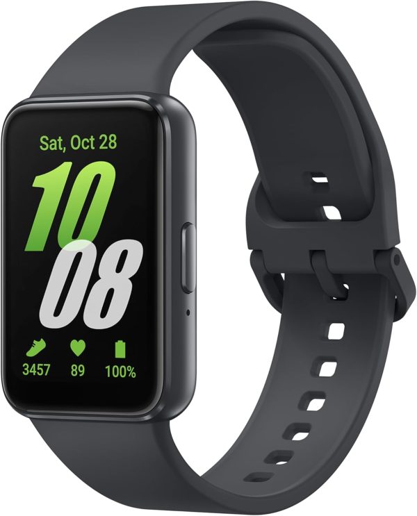 Samsung Galaxy Fit3 (Gray), 40mm AMOLED Display with Aluminium Body, Comprehensive Fitness and Health Tracking, Upto 13-Day Battery with Fast Charging, 5ATM & IP68 Rating