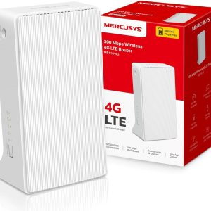 MERCUSYS MB110-4G N300 WiFi 4G Router, 4G Router with Sim Slot, Sim Card Router, TP-Link WiFi Router, Plug & Play, Ethernet Port, Superfast 4G LTE Speed, 4G External Antenna Ports, App Control