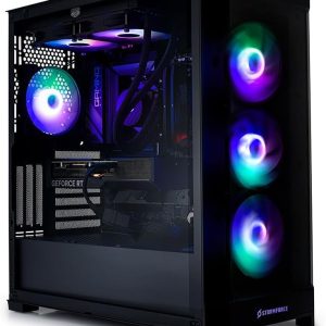 Crystal Gaming PC – NVIDIA GeForce RTX 4070 Ti 12GB, Intel Core i7-12700F, 1TB SSD, 16GB RAM, WiFi 6, Windows 11, COUGAR Duoface Pro Case (Amazon Exclusive)