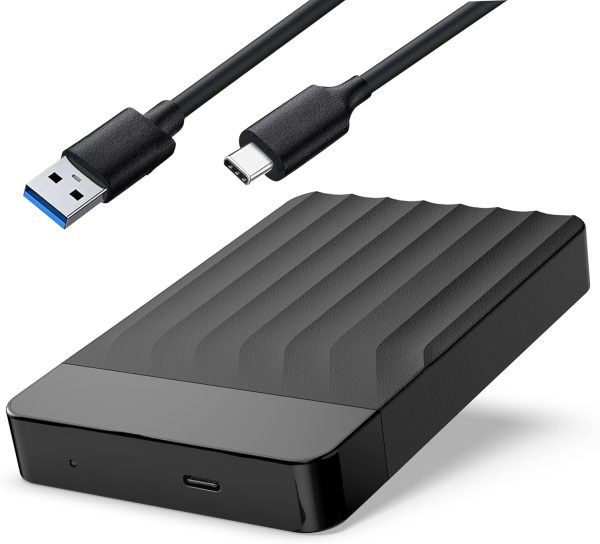 1TB External Hard Drive - USB 3.0 Type-C 1TB Hard Drive for Portable External Data Storage, Macbook, iMacs, PCs, Laptops, Xbox One & PS4 Consoles