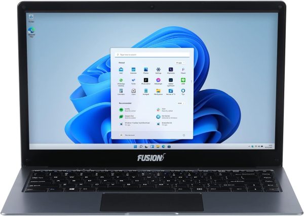 Fusion5 14.1" A90B+ Pro Windows 11-4GB RAM, Full HD IPS, Bluetooth, Dual Band WIFI Laptop, USB 3.0, Expandable Storage (128GB)