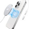 EXW Wireless Charger for MagSafe Charger Apple, 15W Fast Compatible with Magnet Wireless Charging Pad for iPhone 16/15/14/13/12 Series and Airpods 4/3/2/Pro/Pro2 (White)