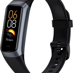 Fitness Tracker Activity Tracker 1.10''AMOLED Touch Color Screen,Smart Watch with 24/7 Blood Oxygen Heart Rate and Sleep Monitor,IP68 Waterproof,Step Counter Health for Women Men