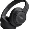 JBL Tune 720 BT Wireless Over-Ear Headphones with JBL Pure Bass Sound, Bluetooth 5.3, Hands-Free Calls, Audio Cable and 76-Hour Battery Life, Black