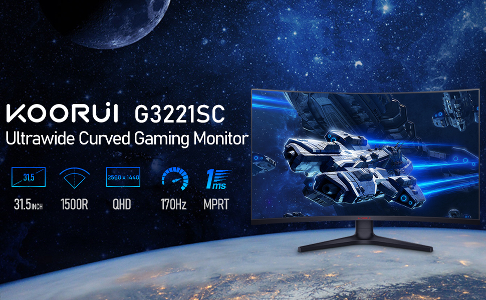 Koorui G3221SC Curved Gaming Monitor